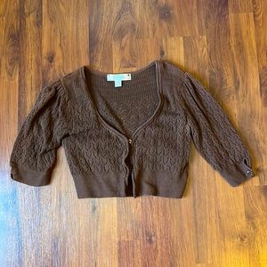 Decree brown sweater top